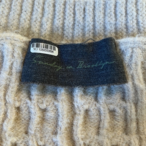 Anthropologie Cream Button-Up Knit Vest - Picture 8 of 8